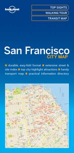 Lonely Planet San Francisco City Map de Lonely Planet