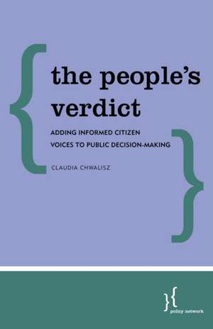 People's Verdict de Claudia Chwalisz