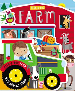 Board Book Peek-a-Boo Farm de Ltd. Make Believe Ideas