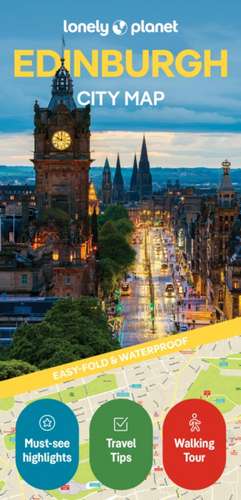 Lonely Planet Edinburgh City Map de Lonely Planet