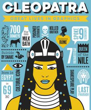 Great Lives in Graphics: Cleopatra de Button Books