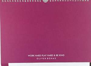 OLIVER BONAS 2019 WALL CALENDAR de BONAS OLIVER