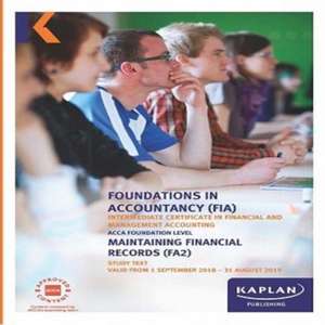 Kaplan Publishing: FA2 - MAINTAINING FINANCIAL RECORDS - STU de Kaplan Publishing