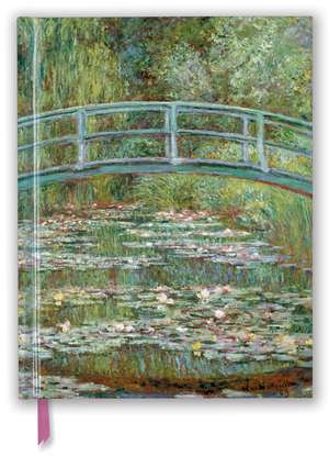 Claude Monet: Bridge over a Pond of Water Lilies (Blank Sketch Book) de Flame Tree Studio