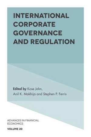 International Corporate Governance and Regulation de Stephen P. Ferris