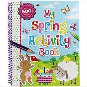 Spring Activity & Colouring Book