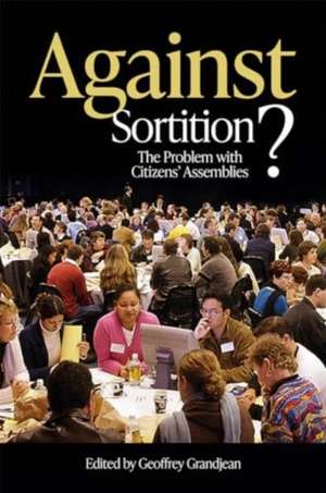 Against Sortition? de Geoffrey Grandjean