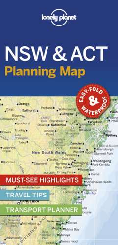 Lonely Planet New South Wales & ACT Planning Map de Lonely Planet