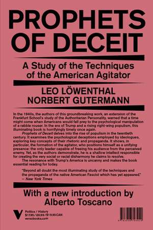 Prophets of Deceit de Leo Lowenthal