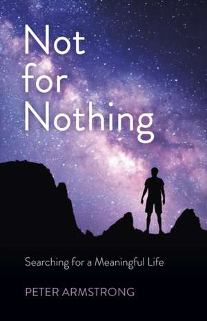 Not for Nothing – Searching for a Meaningful Life de Peter Armstrong