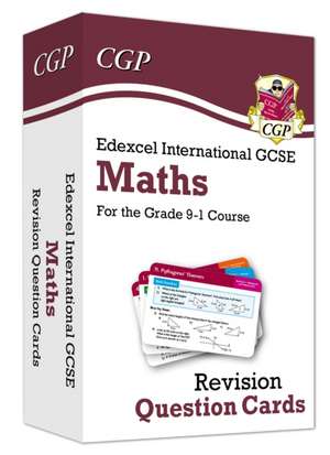 Edexcel International GCSE Maths: Revision Question Cards de Cgp Books