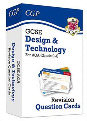 GCSE Design & Technology AQA Revision Question Cards de Cgp Books