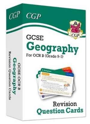 GCSE Geography OCR B Revision Question Cards de Cgp Books