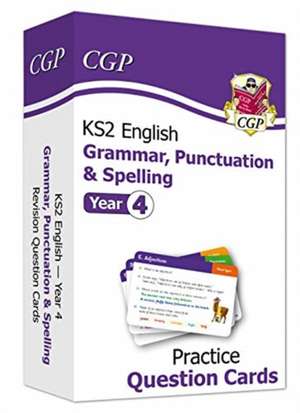 Cgp Books: KS2 English Year 4 Practice Question Cards: Gramm de CGP Books