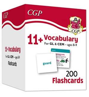 11+ Vocabulary Flashcards for Ages 8-9 - Pack 1 de Cgp Books