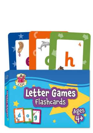 Letter Games Flashcards for Ages 4+ de Cgp Books