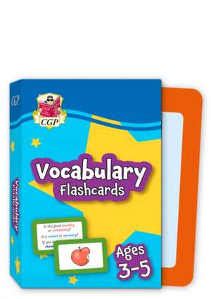 Vocabulary Flashcards for Ages 3-5 de Cgp Books