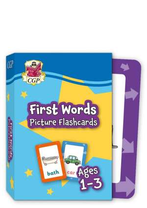 First Words Picture Flashcards for Ages 1-3 de CGP Books