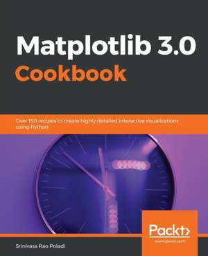 Matplotlib 2.x Cookbook de Srinivasa Rao Poladi