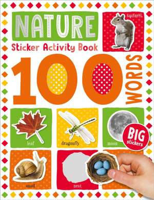 100 Nature Words Sticker Activity de Make Believe Ideas