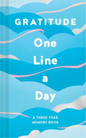 Gratitude One Line a Day de Books Chronicle