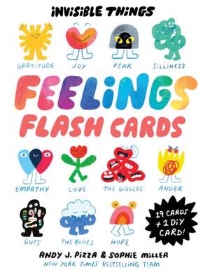 Invisible Things Feelings Flash Cards de Andy J Pizza