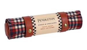 Pendleton Red Black Check Pattern Chess & Checkers de Pendleton Woolen Mills