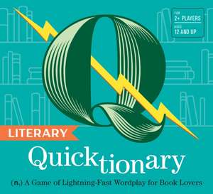 Literary Quicktionary de Chronicle Chronicle Books