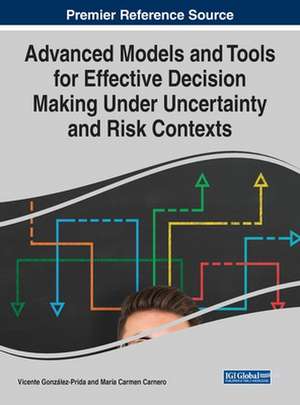 Advanced Models and Tools for Effective Decision Making Under Uncertainty and Risk Contexts de Vicente González-Prida