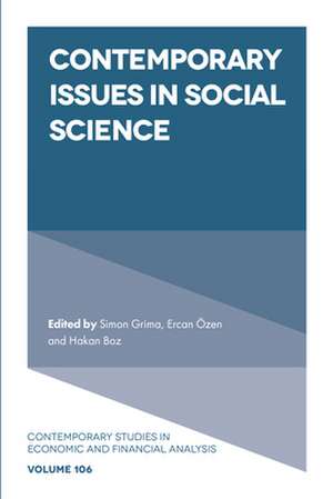 Contemporary Issues in Social Science de Simon Grima