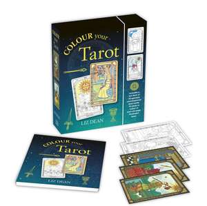 Colour Your Tarot: Includes a full deck of specially commissioned tarot cards, a deck of cards to colour in and a 64-page illustrated book de Liz Dean