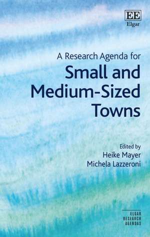 A Research Agenda for Small and Medium–Sized Towns de Heike Mayer