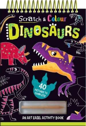 Scratch and Colour Dinosaurs de Jenny Copper