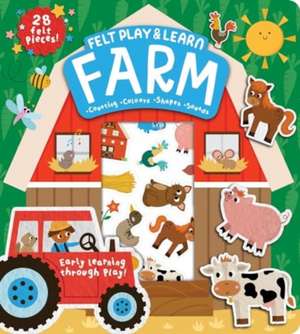 Felt Play & Learn Farm de Alice Barker