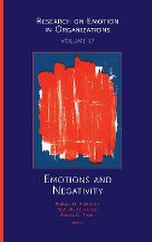 Emotions and Negativity de Ronald H. Humphrey