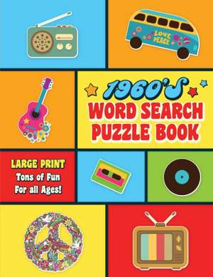 1960's Word Search Puzzle Book de Jordi Peterson