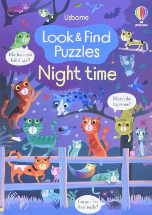 Look and Find Puzzles Night time de Kirsteen Robson