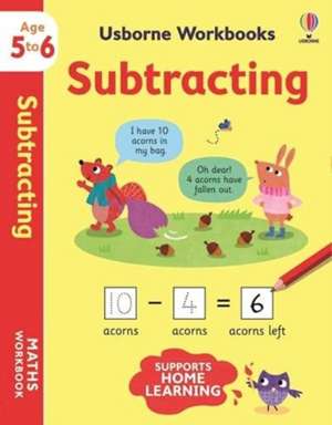 Usborne Workbooks Subtracting 5-6 de Maddie Frost