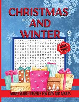 Christmas and Winter Word Search Puzzles for Kids and Adults de Jocky Books