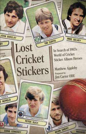 Lost Cricket Stickers de Matt Appleby