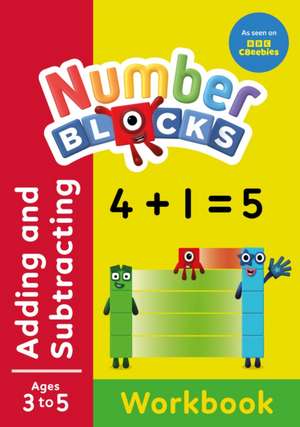 Numberblocks Adding and Subtracting (Red Level Workbook) de Numberblocks