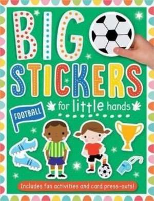 Big Stickers for Little Hands Football de Patrick Bishop