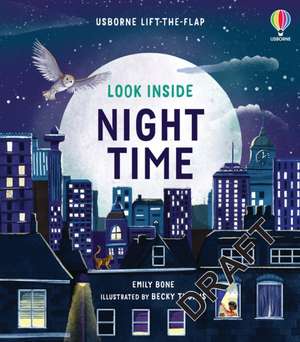 Look Inside Night Time de Emily Bone