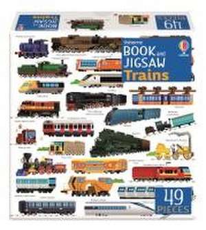 Usborne Book and Jigsaw Trains de Sam Smith