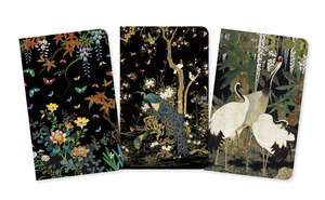 Ashmolean Museum Set of 3 Mini Notebooks de Flame Tree Studio