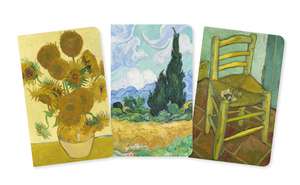 National Gallery: Van Gogh Set of 3 Midi Notebooks de Flame Tree Studio