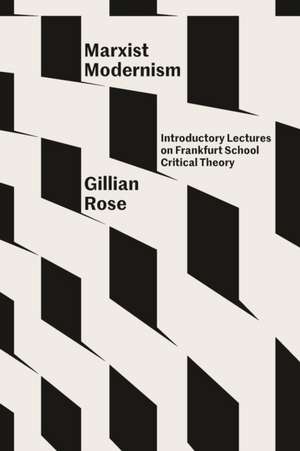 Marxist Modernism de Gillian Rose