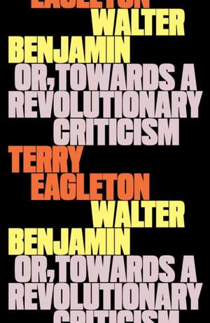 Walter Benjamin de Terry Eagleton