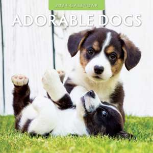 Adorable Dogs 2024 Square Wall Calendar