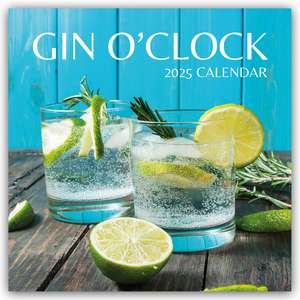 Gin o' Clock - Zeit für Gin 2025 - 16-Monatskalender de Robin Red